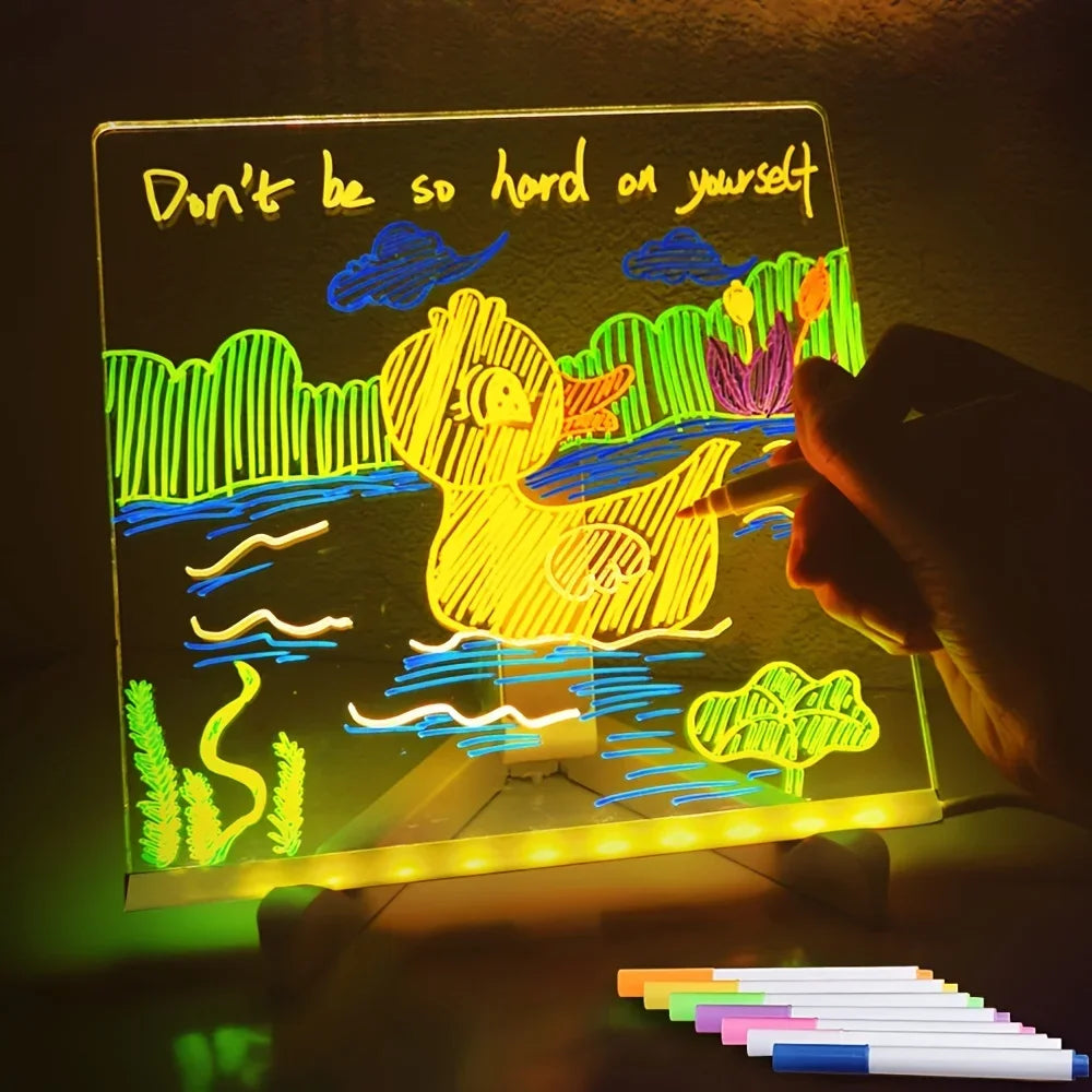 LED Glow Board™ – Kreativ Tavla för Barn, Hem & Företag