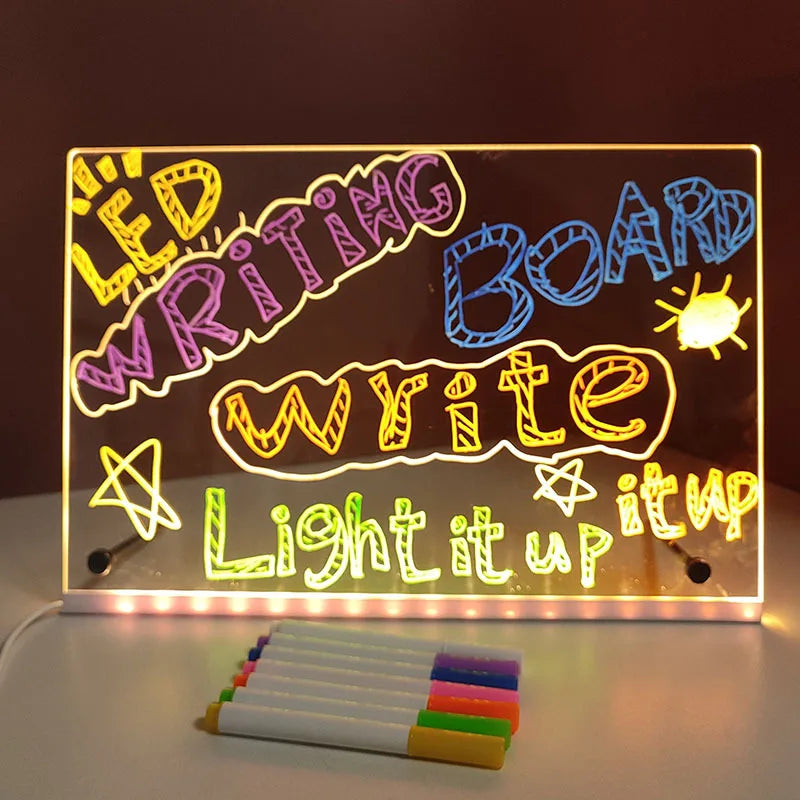 LED Glow Board™ – Kreativ Tavla för Barn, Hem & Företag