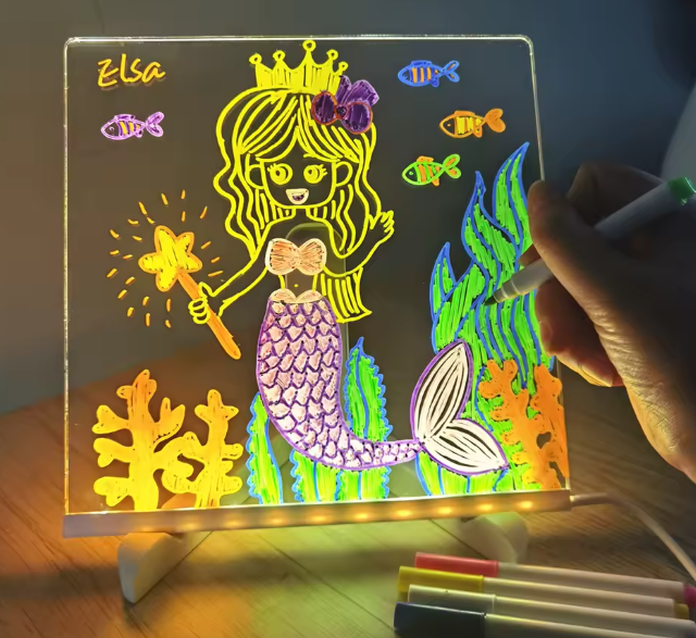 LED Glow Board™ – Kreativ Tavla för Barn, Hem & Företag